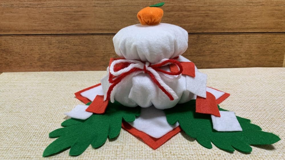 正月の鏡餅もフェルトで 新年を迎える簡単ハンドメイド Puchima ぷちま